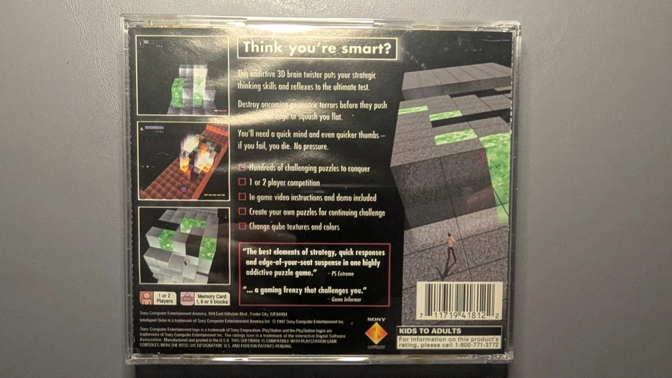 Intelligent Qube (Sony PlayStation 1, 1997) en caja original Foto 2 de 4