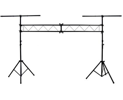 Pro Audio DJ Portable Light Lighting Fixture T Bar Stands 10Ft Truss Package