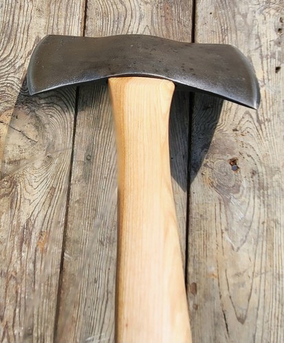 Beautiful TRUE TEMPER Flint Edge Embossed Double Bit Axe with 36" Hickory Handle - Bild 9 von 18
