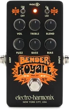 Electro-Harmonix Bender Royale Germanium Fuzz Pedal - Black