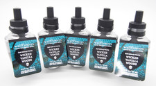  5 Bath Body Works WICKED VANILLA WOODS Halloween Wallflower Bulb 0.8oz Lot New