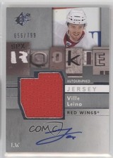 2009-10 SPx Rookie Auto Jersey 656/799 Ville Leino #163 Auto 1o3