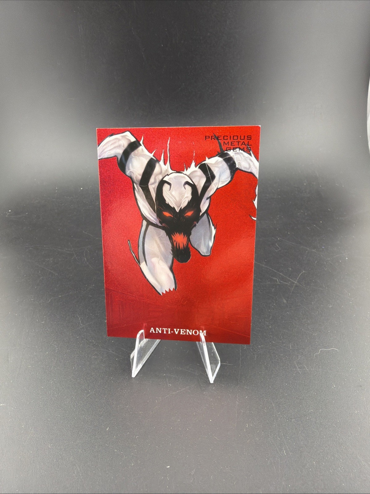 2017 Fleer Ultra Spider-Man Metal Red PMG MM30 Anti-Venom 62/99