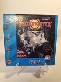 Prize Fighter (Sega CD, 1993) JVC X'Eye Complete w/ Case & Instruction Manual