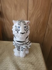 Ringling Brothers Barnum and Bailey Circus White Tiger Souvenir Cup 8" Vintage
