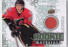 Upper Deck Rookie Materials T.J. Brodie Jersey Calgary Flames Rookie #RM-TB
