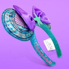 Loungefly Disney Ear Princess Stained Glass Little Mermaid Ariel Shell Headband