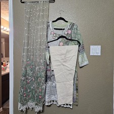 3 Piece Kameez Shalwar Dupatta Pakistani 21 Inch