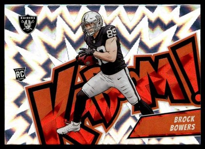 2024 Panini Absolute Kaboom Horizontal Brock Bowers Rookie Las