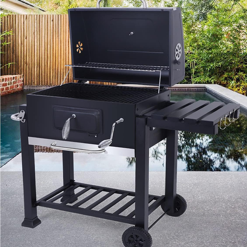 - BARBECUE a CARBONELLA CARBONE BBQ GRILL DA GIARDINO CON RIPIANO REGOLABILE, 11 - Foto 10 di 12
