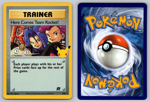 Here Comes Team Rocket! 15/82 Holo Celebrations: Classic Collection Pokemon NM