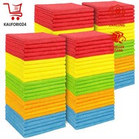 MikrofasertüCher 100Er Pack 30X30 Cm Fusselfrei SaugfäHig FüR Autos