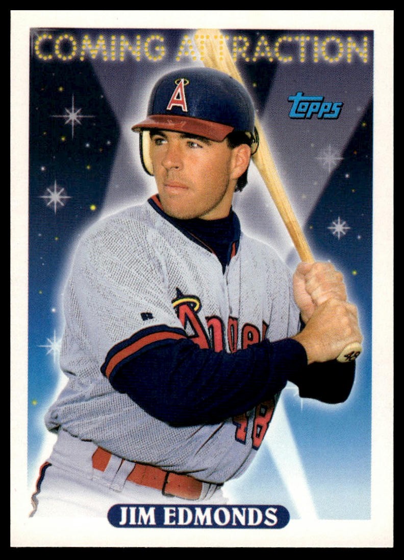 Jim Edmonds 1993 Topps #799 RC California Angels