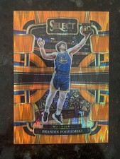 2023-24 Panini Select - Concourse Brandin Podziemski #93 Orange Flash Prizm (RC)