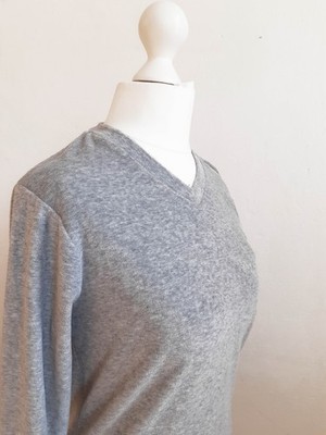 Nicki Pullover hellgrau von Rocky Gr.38 retro stylish, top!!