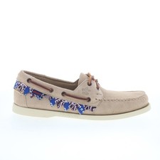 Sebago Portland Hanami 76115GW-WBL Mens Beige Loafers  Slip Ons Boat Shoes