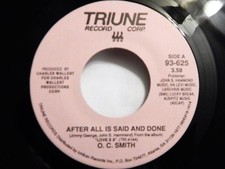 OC Smith - After All Is Said And Done / Brenda (7") (Near Mint (NM or M-)) - 382