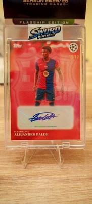 Alejandro Balde Auto - Topps Simplicidad FC Barcelona -  10/10 Champions League