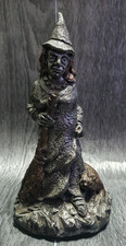 Vintage Witch & Cat Metal/Pewter   RJ Kenyon Crafts