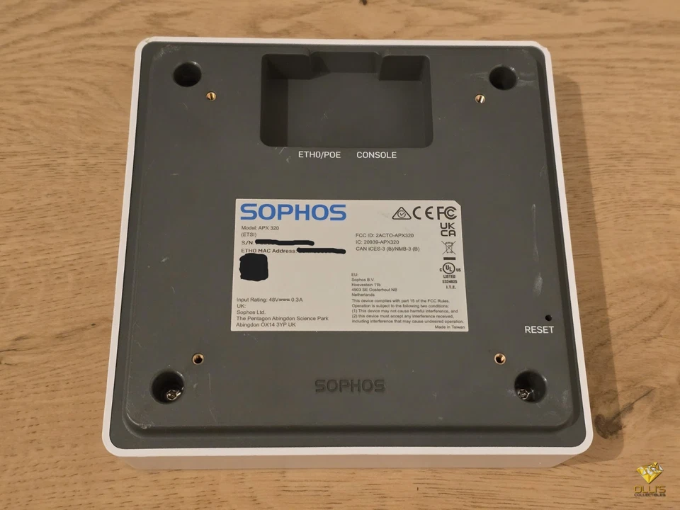 SOPHOS APX 320 Access Point ETSI + Halterung + Schrauben Profi A320TCHNE Geprüft - Bild 3 von 4