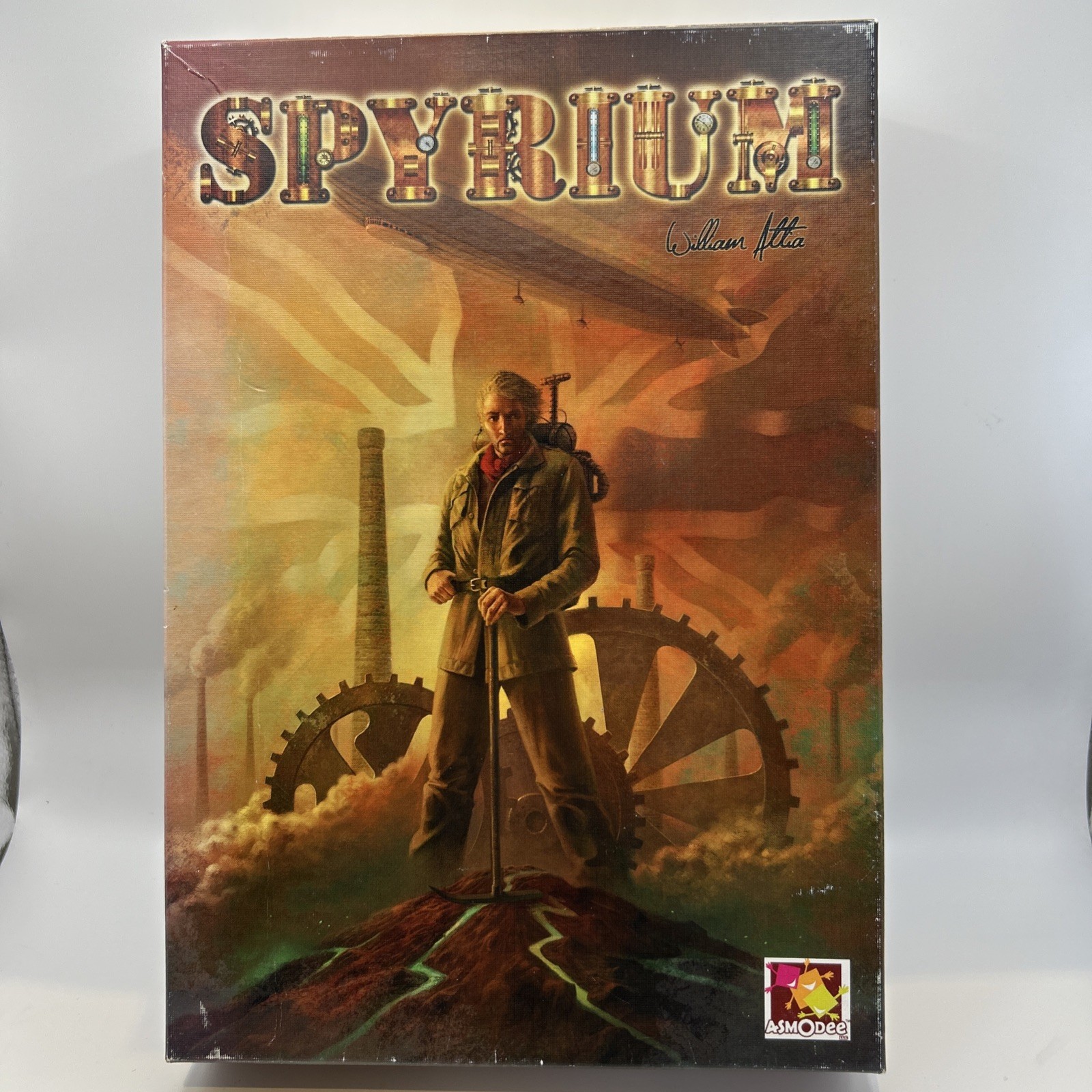 SPYRIUM Board Game 2013 Steampunk Strategy Games Complete