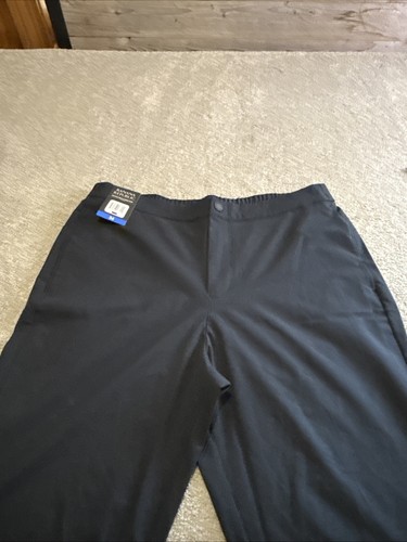 Pantalones Banana Republic para Hombres 36x30 Negro Motion Tech Híbrido Repelente al Agua NUEVO - Imagen 3 de 18