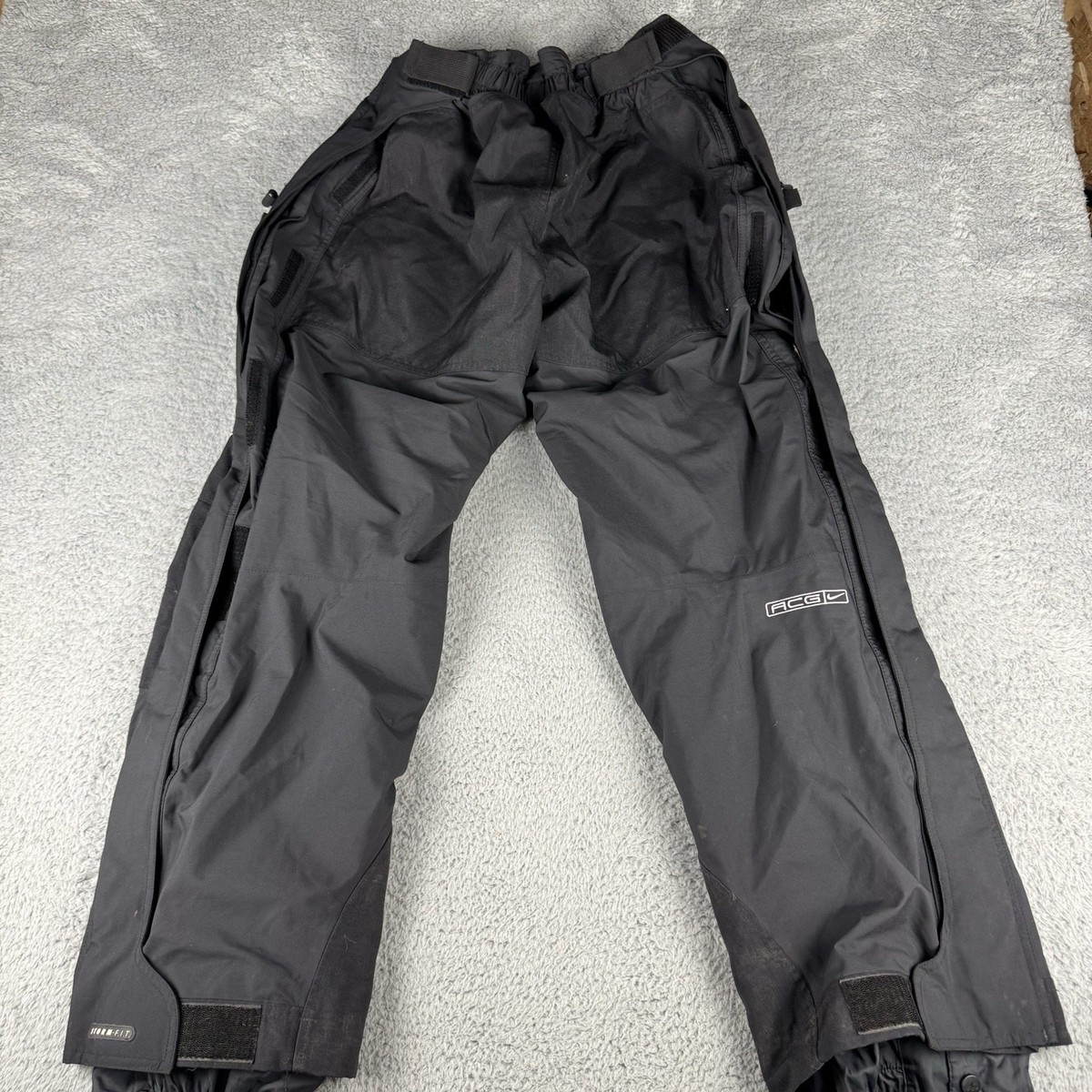 Vintage Nike ACG Storm F.I.T. Black /ll Ski Pants (LARGE) Men's