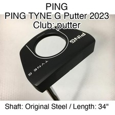 PING PING TYNE G Putter 2023 putter Putter 34" Original Steel Right-Handed