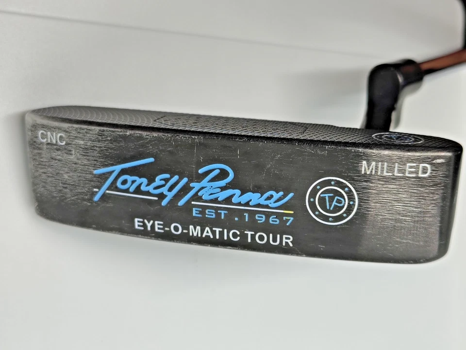 TONEY PENNA EYE-O-MATIC TOUR 数控 MILLED 推杆 34 英寸刀片 罕见 431 SS 带头套 — 第 3/4 张图片