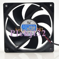100 Test 1pc YM1212PTB1 12CM 12025 12V 0.23A 2-wire Double Ball Cooling Fan