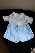 Vintage 1910-1920's Santone Baby Boy Toddler Clothes Rompers Outfit