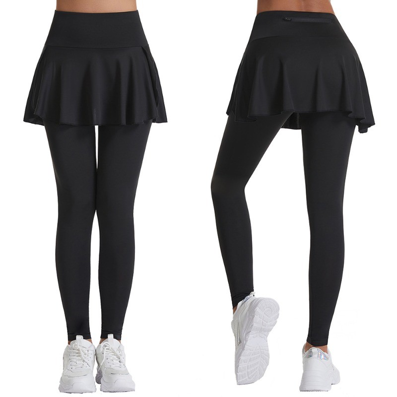 High Waisted Butt Lifting Tennis Skirt Pants for Women – Yoga & Workout Ready