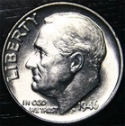 1946 P Roosevelt Dime Gem BU Uncirculated 90% Silver 10c US Coin Philadelphia