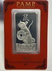 2020 Pamp Lunar Series Year of the Rat 1 oz .999 Fine Silver in Assay Card Rare