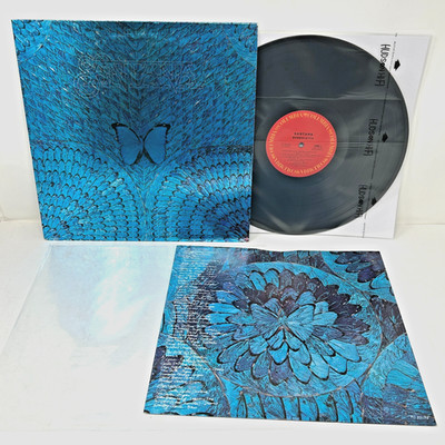 EX+ 1st press SANTANA BORBOLETTA foil vintage vinyl LP columbia record INSERT