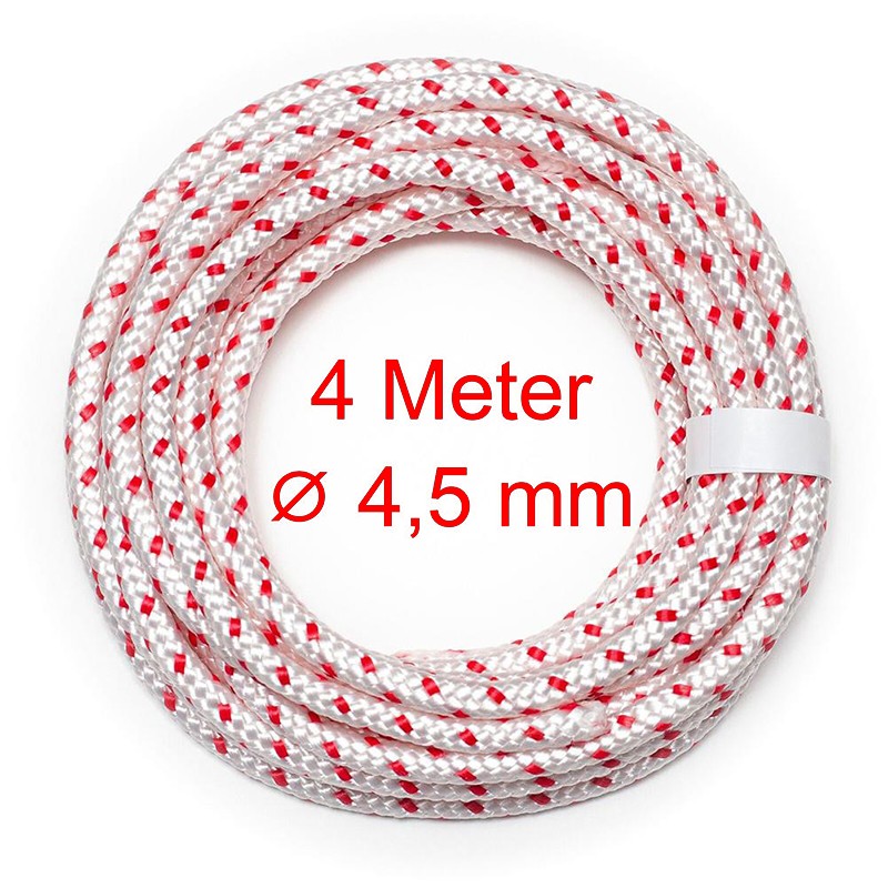 4m x 4.5mm Starter Rope for Chainsaw Lawn Mower Compatible with Honda Parts