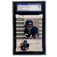 Brian Urlacher 2000 Upper Deck Graded #111 Rookie Card /1325 SGC 96 9 Mint HOF. rookie card picture