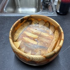 Hand turned Wood And Resin Bowl, 6  Wide X 2 3/4  Tall