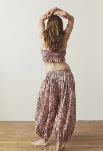URBAN OUTFITTERS Out From Under Jasime Balloon Pants Purple Motif Size M - NWT - Picture 5 of 21