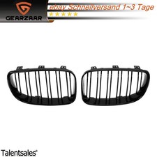 Frontgrill kompatibel mit BMW 1er E81 E87 E82 E88 07-13 Glänzend Schwarz Paar