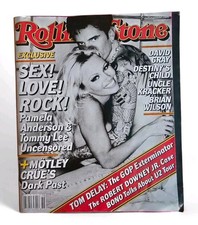 Rolling Stone Magazine - May 2001 #868 Pamela Anderson and Tommy Lee Motley Crue