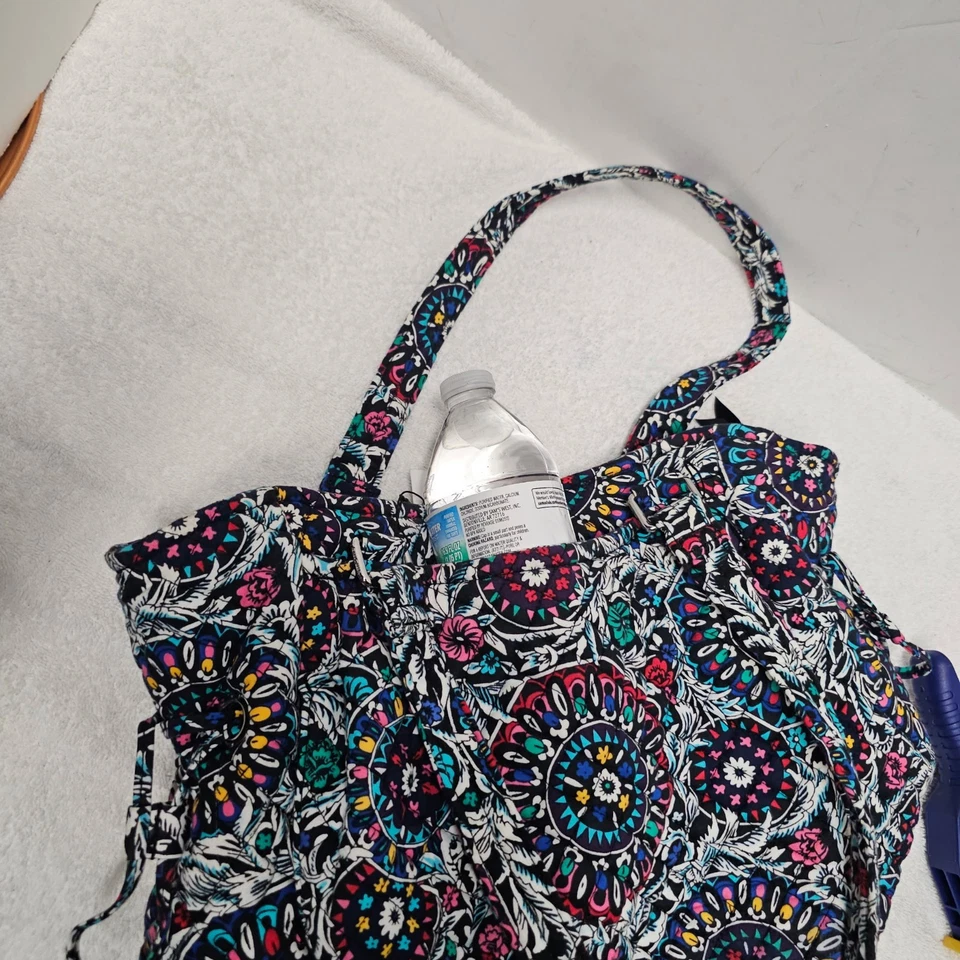 Vera Bradley Stained Glass Medallion 2021 Glenna Purse Satchel - Image 3 of 4