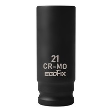 Egofix 12 Drive Deep Impact Socket 21mm Cr-mo 21mm Egofix 12 Drive Deep Impact Socket 21mm Cr-mo 21mm