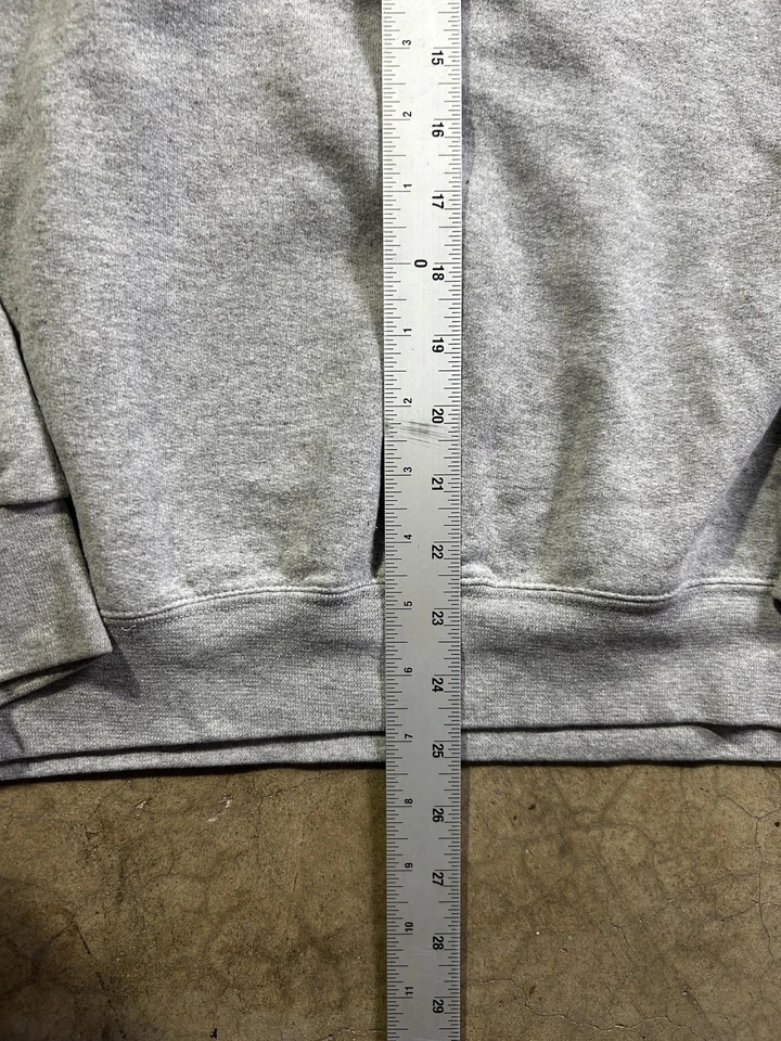 Suéter Harvard Carmesí Para Hombres Gris NCAA Universidad Pullover Cuello Redondo Vellón Crew Foto 4 de 4