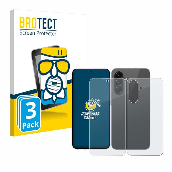 3X Panzerfolie Schutzglas Matt FüR Samsung Galaxy A56 5G (+RüCkseite) Schutz-image