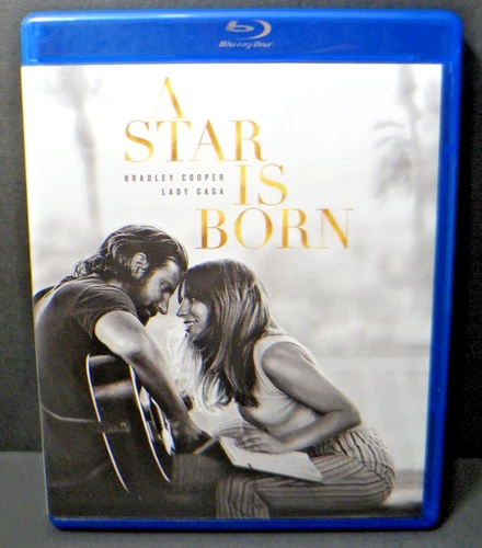 A Star Is Born (Blu-ray 2018 WS) Bradley Cooper, Lady Gaga, Sam Elliott LIKE NEW