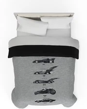 NEW DC COMICS BATMAN QUEEN SIZE COMFORTER MICROFIBER REVERSIBLE