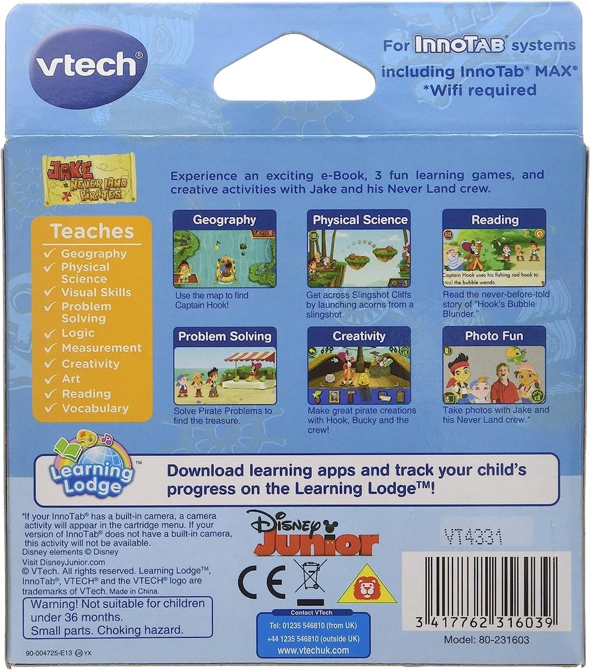 VTech InnoTab Software: Jake and the Never Land Pirates - Image 3 of 3