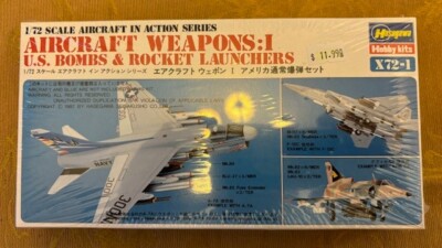 Hasegawa Kit #35001: Aircraft Weapons:I, US Bombs & Rocket Launchers, 1/72 Scale