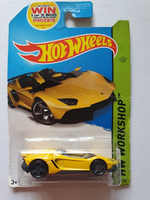 HOT WHEELS LAMBORGHINI AVENTADOR J YELLOW FACTORY SEALED 196/250